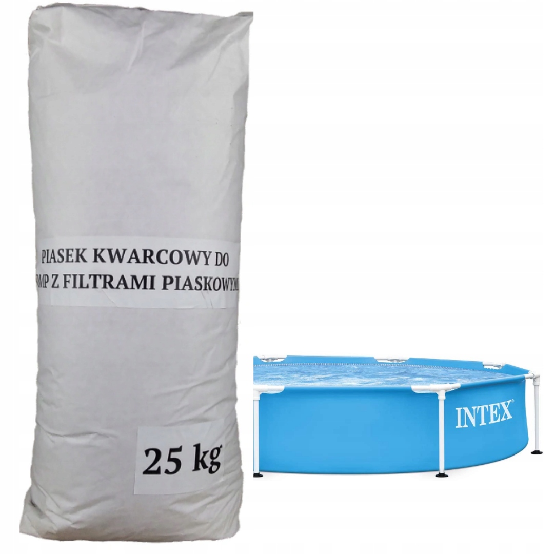 

Piasek Kwarcowy Do Pomp Basenowych 0,4-0,8mm 25kg