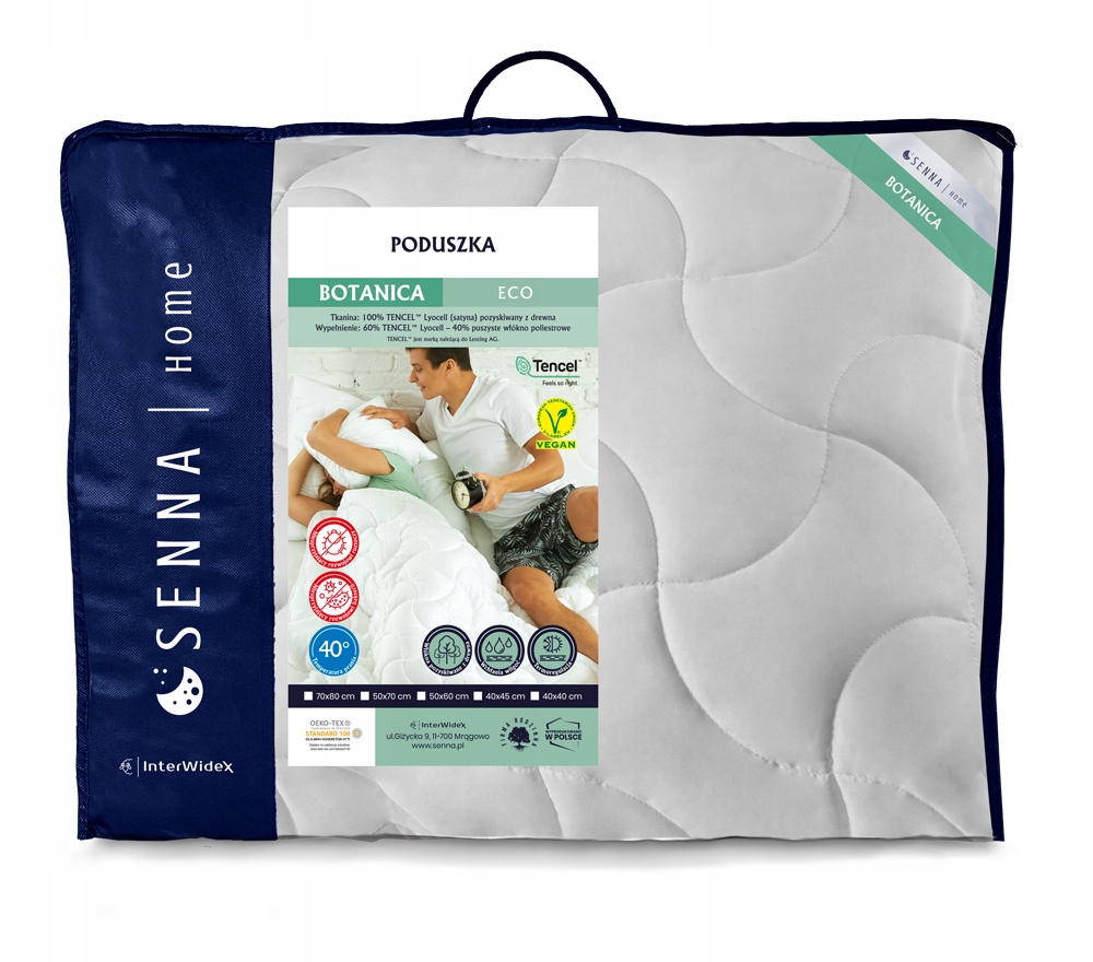 Polštář Inter-widex Comfort Tencel 70X80 Botanica