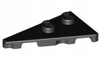 

Lego Płytka/Skrzydło 2x4 L Czarne (65429/6295295)