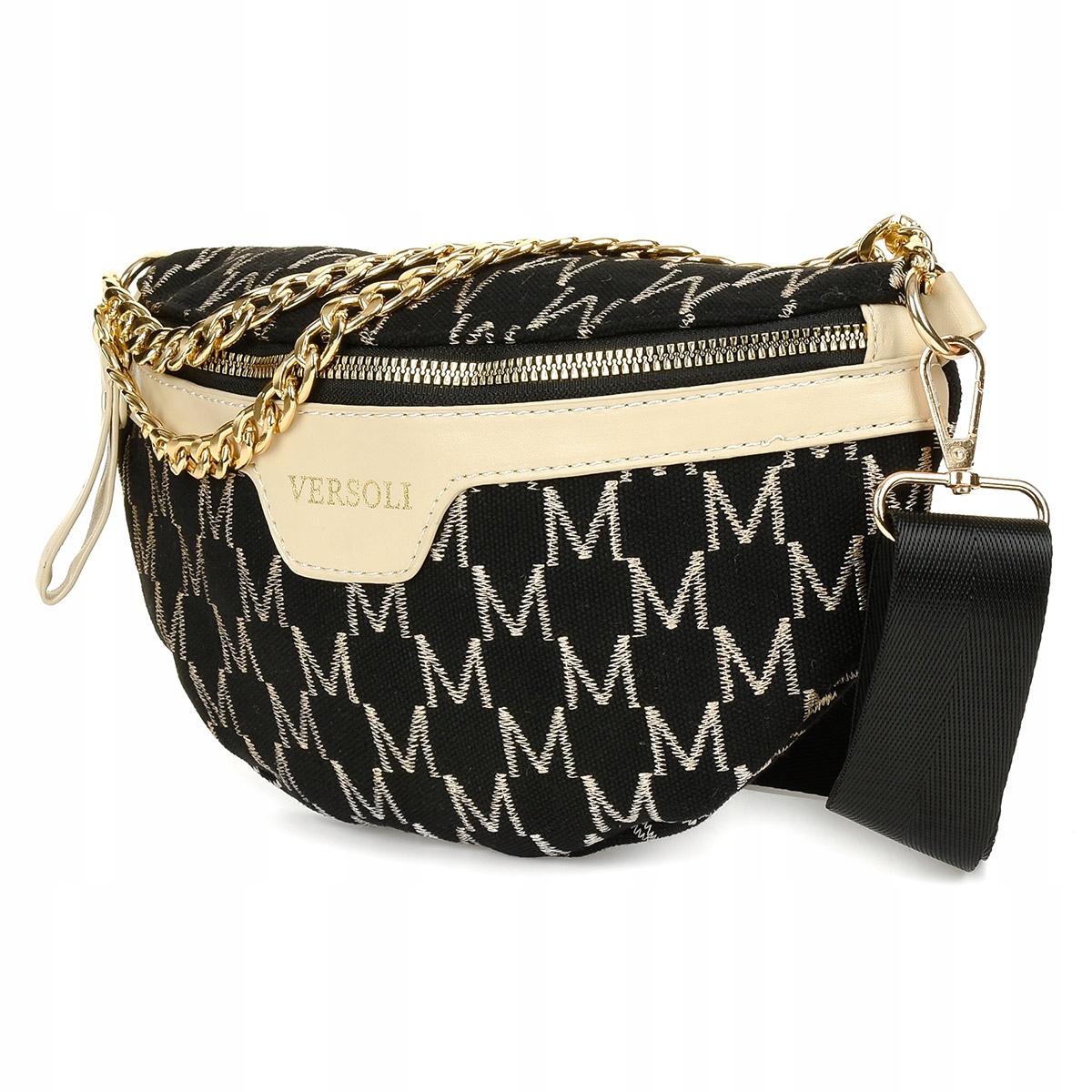 

Saszetka damska przez ramię na pasku modna pepitka