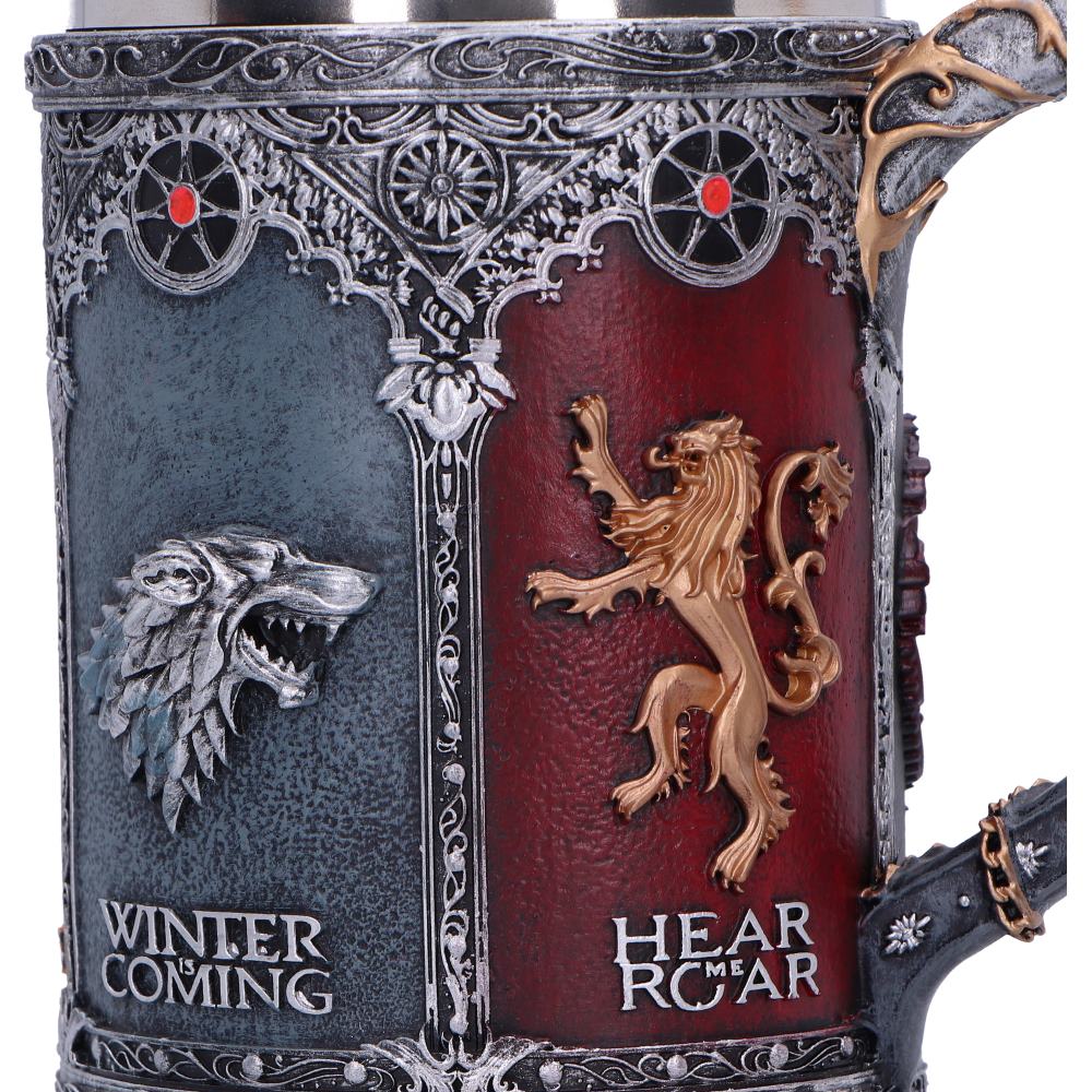 Hra o trůny licencovaný pivní sklenice Sigil sběratelský Game of Thrones