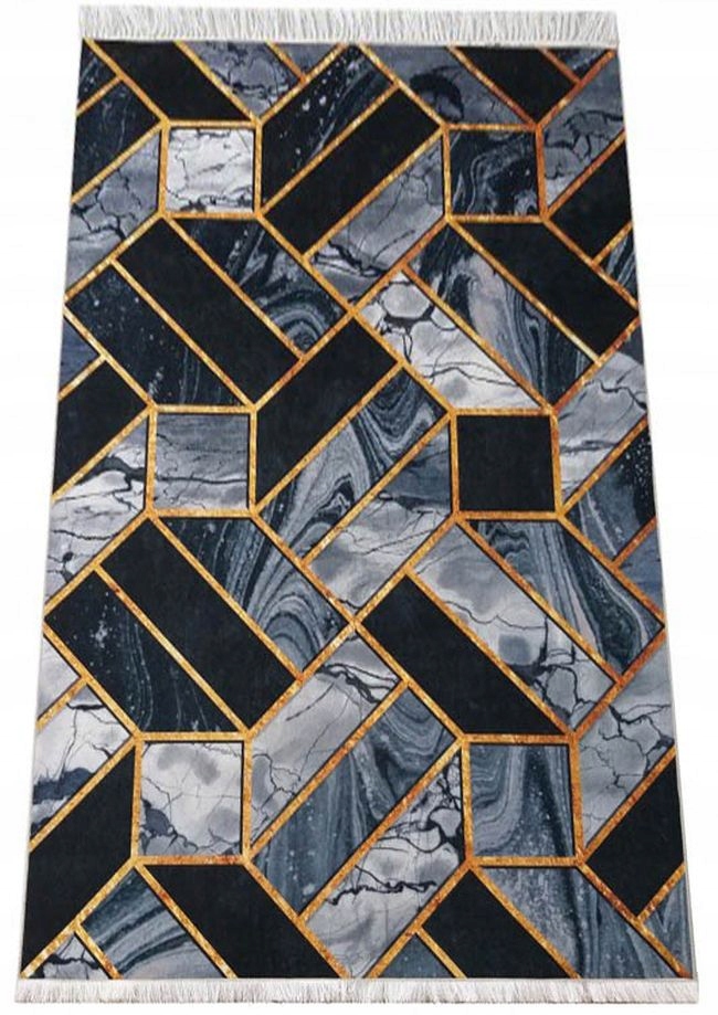 Kusový koberec Black&gold 04 160x220