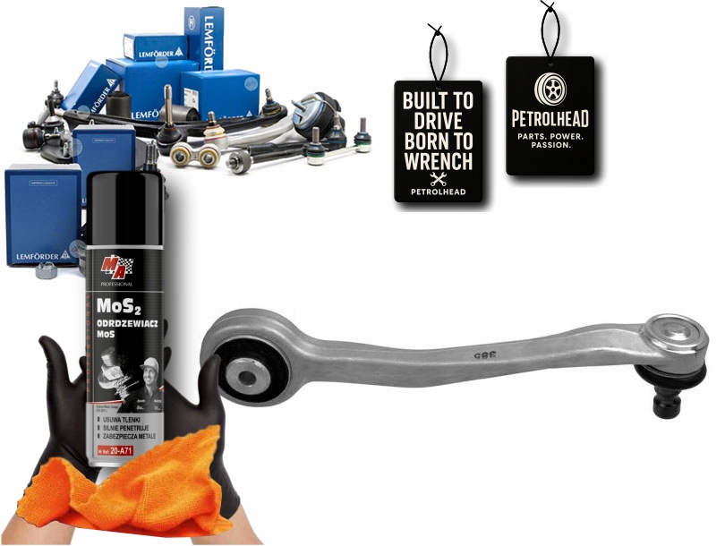 Rameno Vw Přední A4 A5 08- Pr Horní Zadní Lemforder #Petrolhead Pro+ Kit1