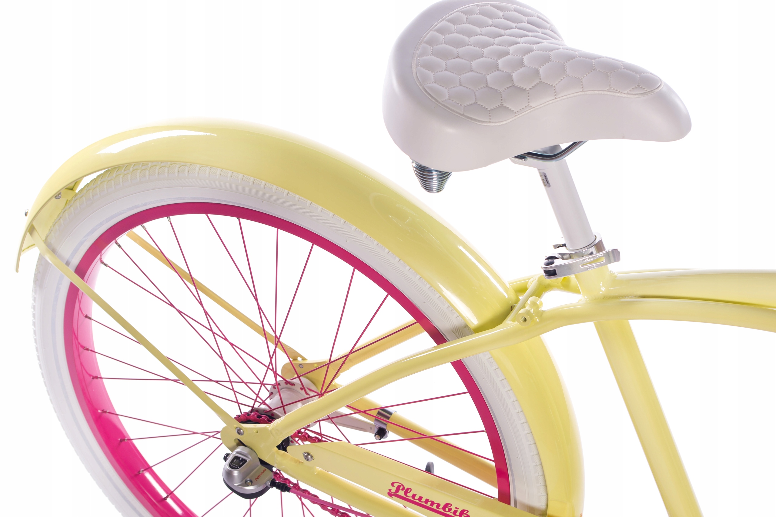 Rower CRUISER Plumbike RIDER GO GIRL LEMONADE 3B Rozmiar ramy 18,5 cala
