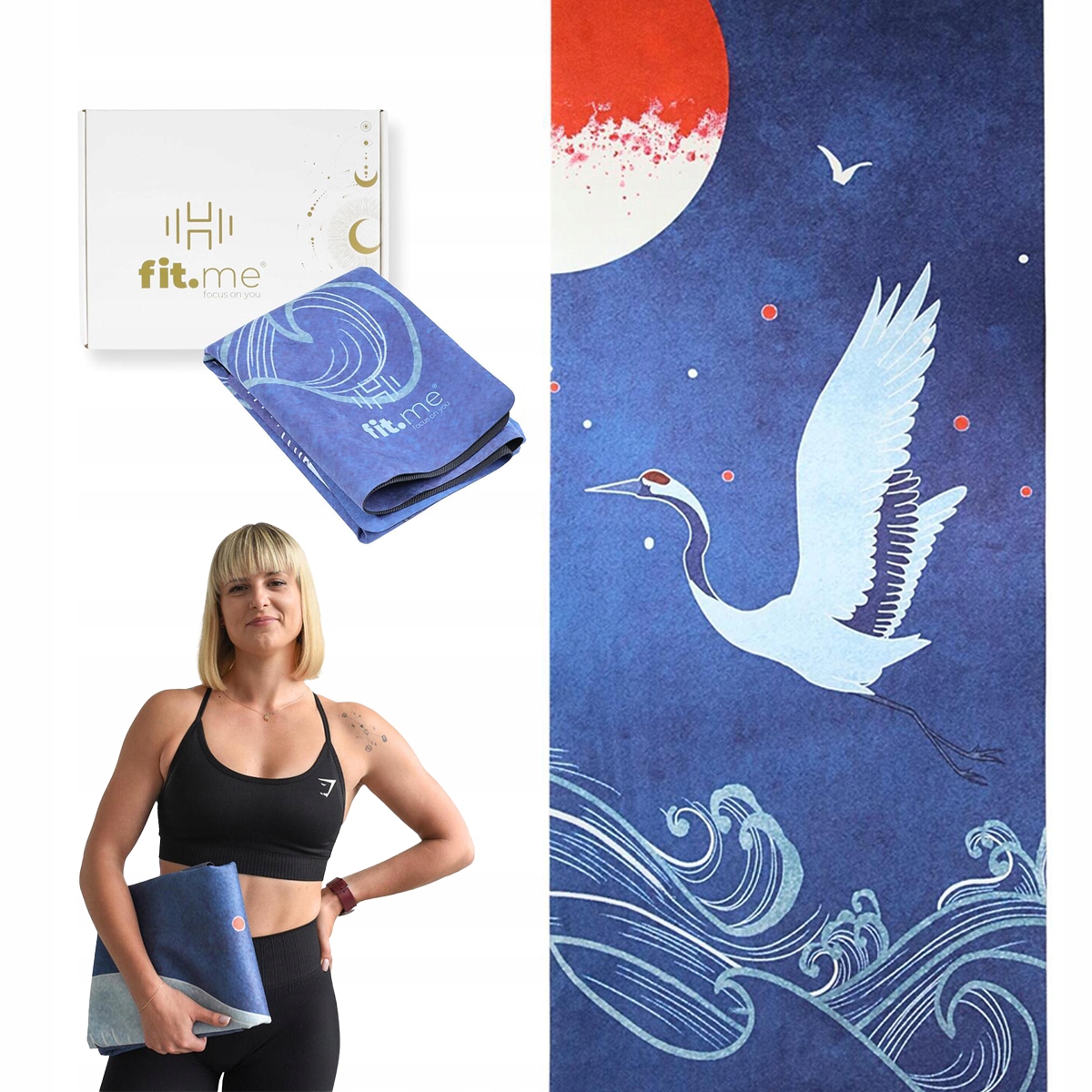 Krásná Prémiová Podložka Na Cvičení Jógy, Stabilní, Semišová, Měkká, 1,5 MM Vzor