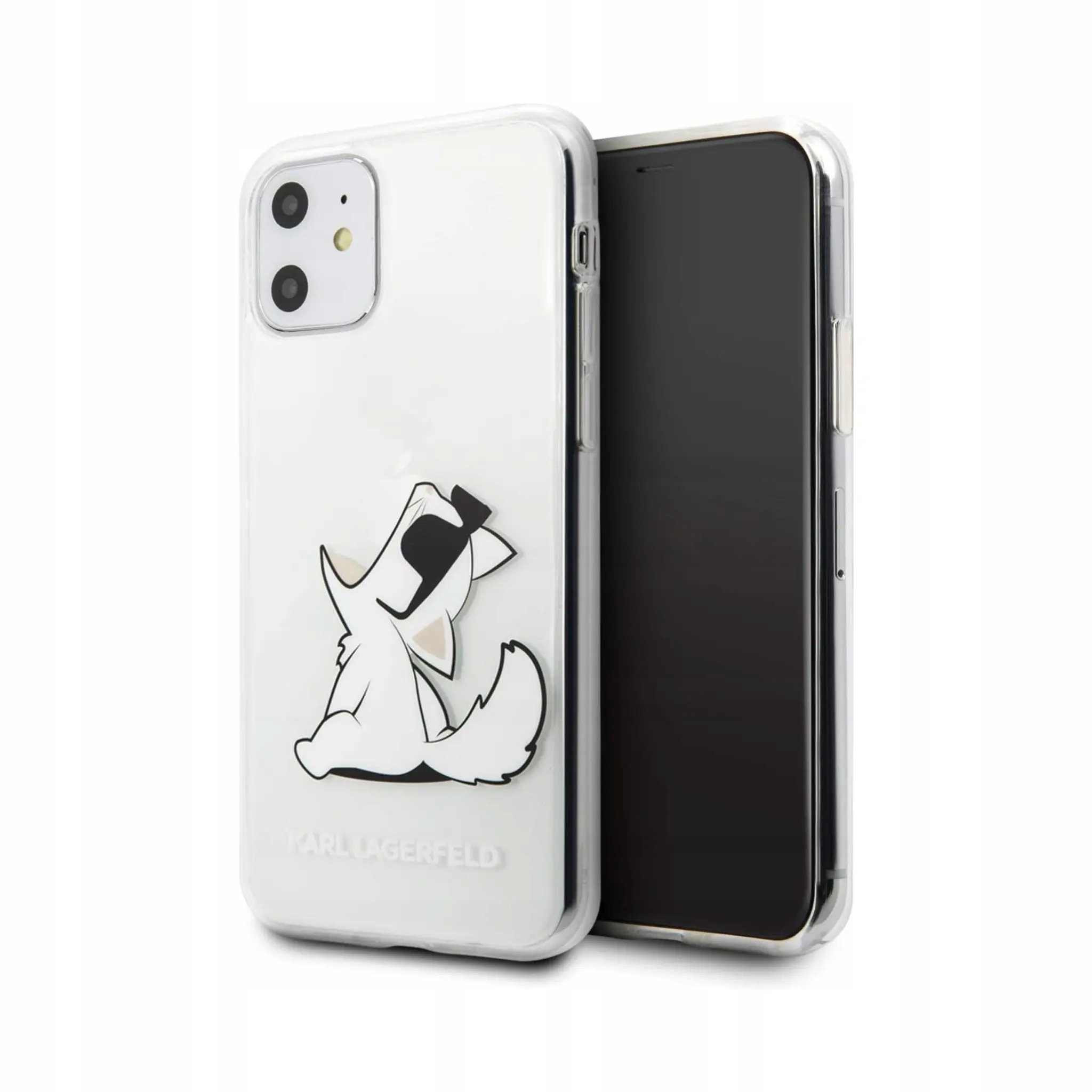 Karl Lagerfeld Etui na okulary przeciwsłoneczne, przezroczyste iPhone 11