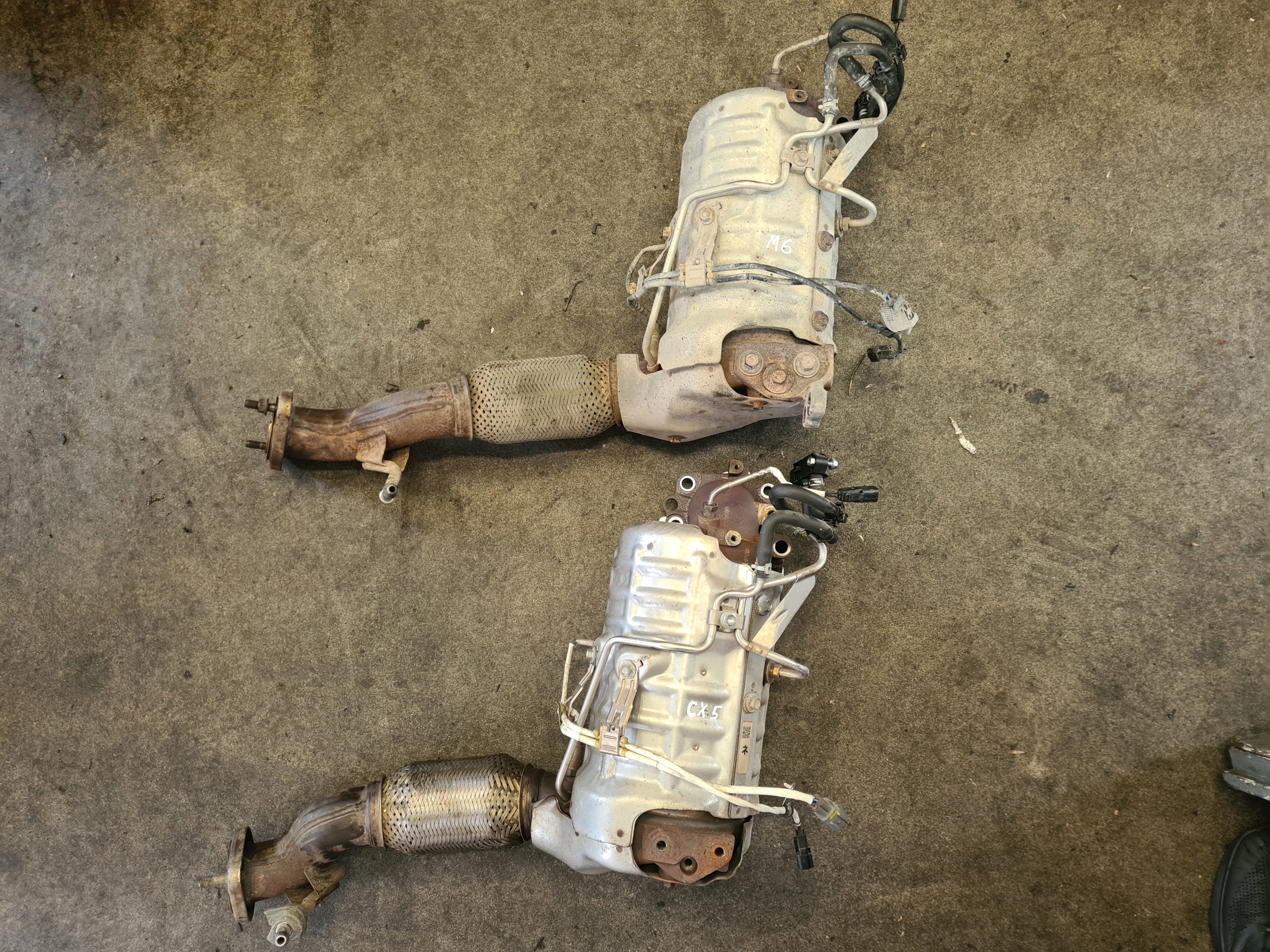 фильтр твердых частиц DPF FAP mazda 6 GJ 2.2 SH01 63.000ЛС