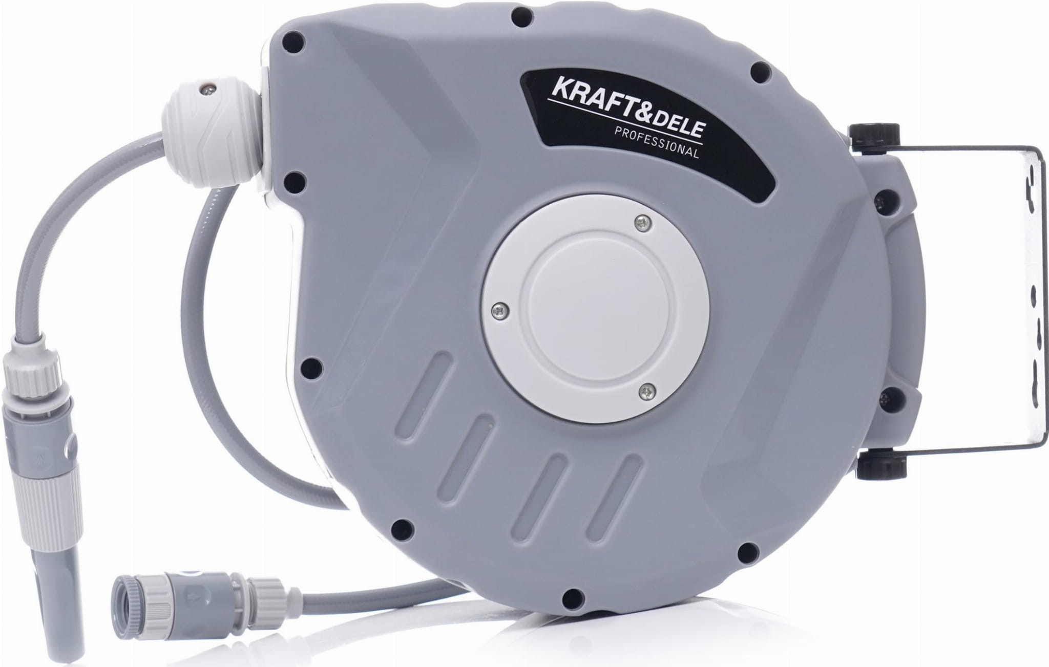 Bubon na záhradnú hadicu automatický navíjač 15+1,5 m Kraft&dele KD2082