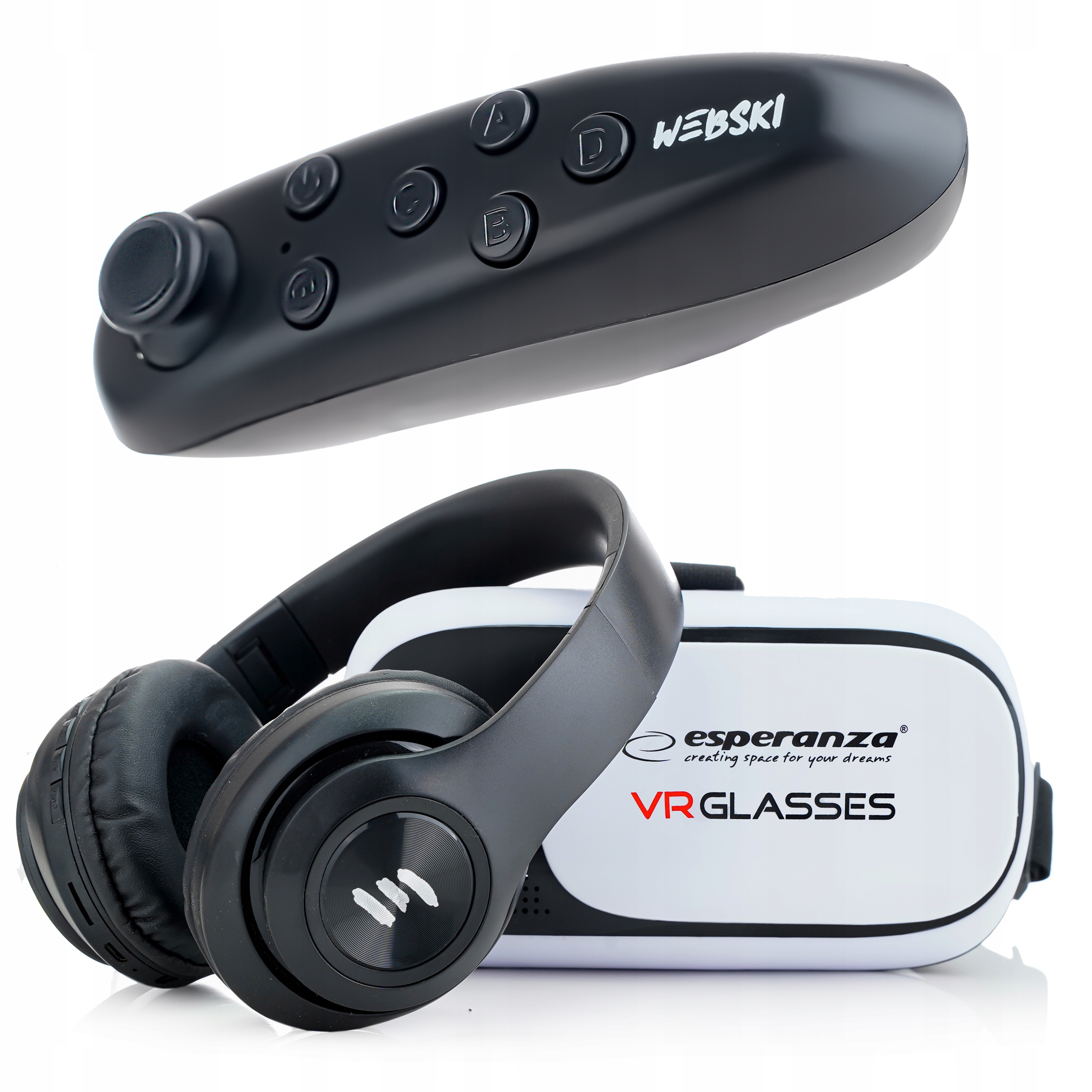 OKULARY GOGLE 3D VR 360 2.0 VIRTUAL REALITY+ PAD WIRTUALNA RZECZWISTOŚĆ