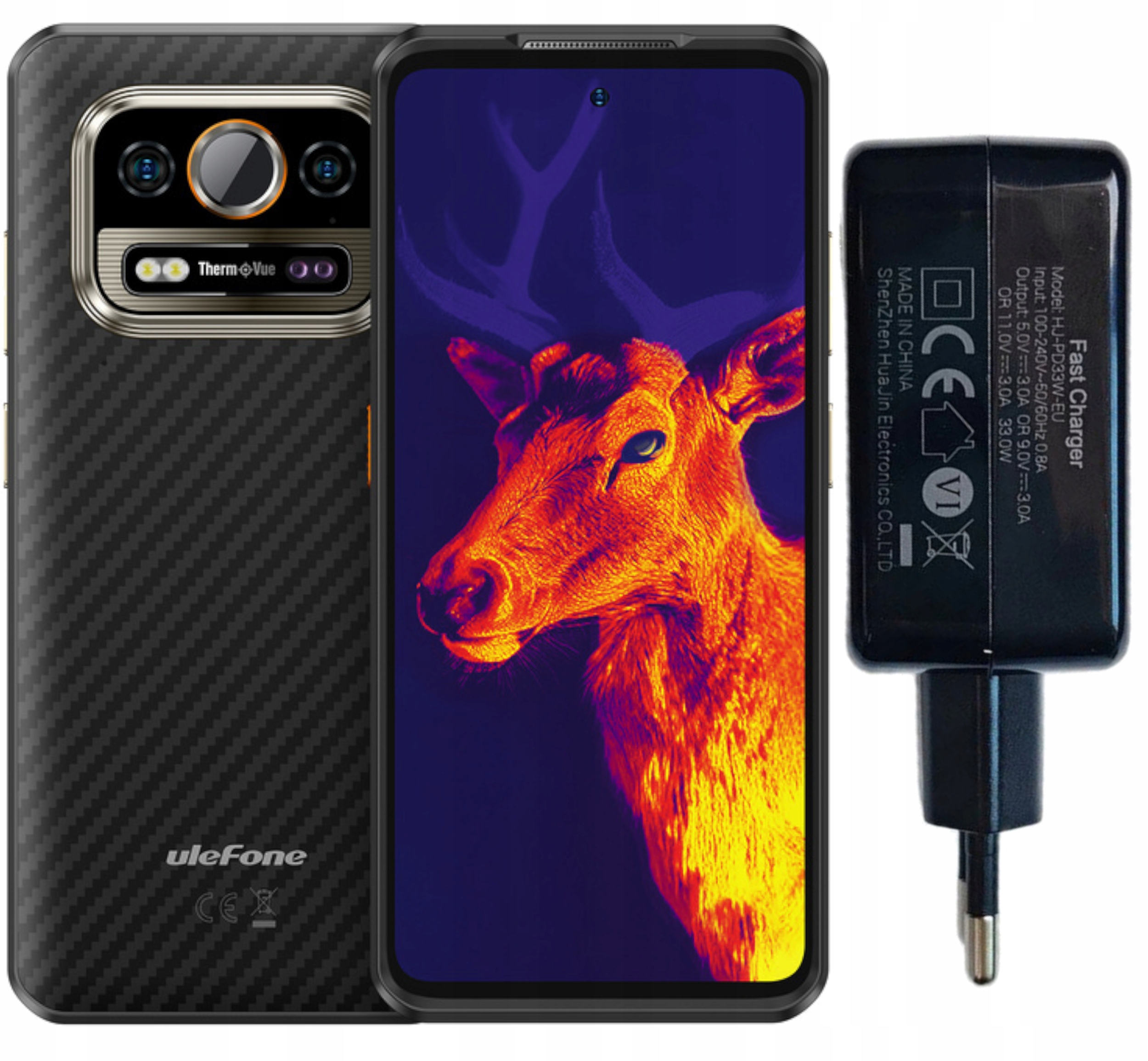 Pancerny Smartfon Ulefone Armor 25T 4G 6GB 256GB Termowizja Ładowarka