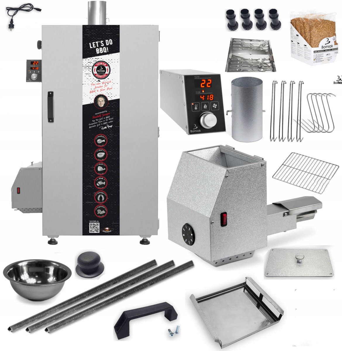 

Borniak Wędzarnia Smoker Bbq Cyfrowa BBDST-150V1.4