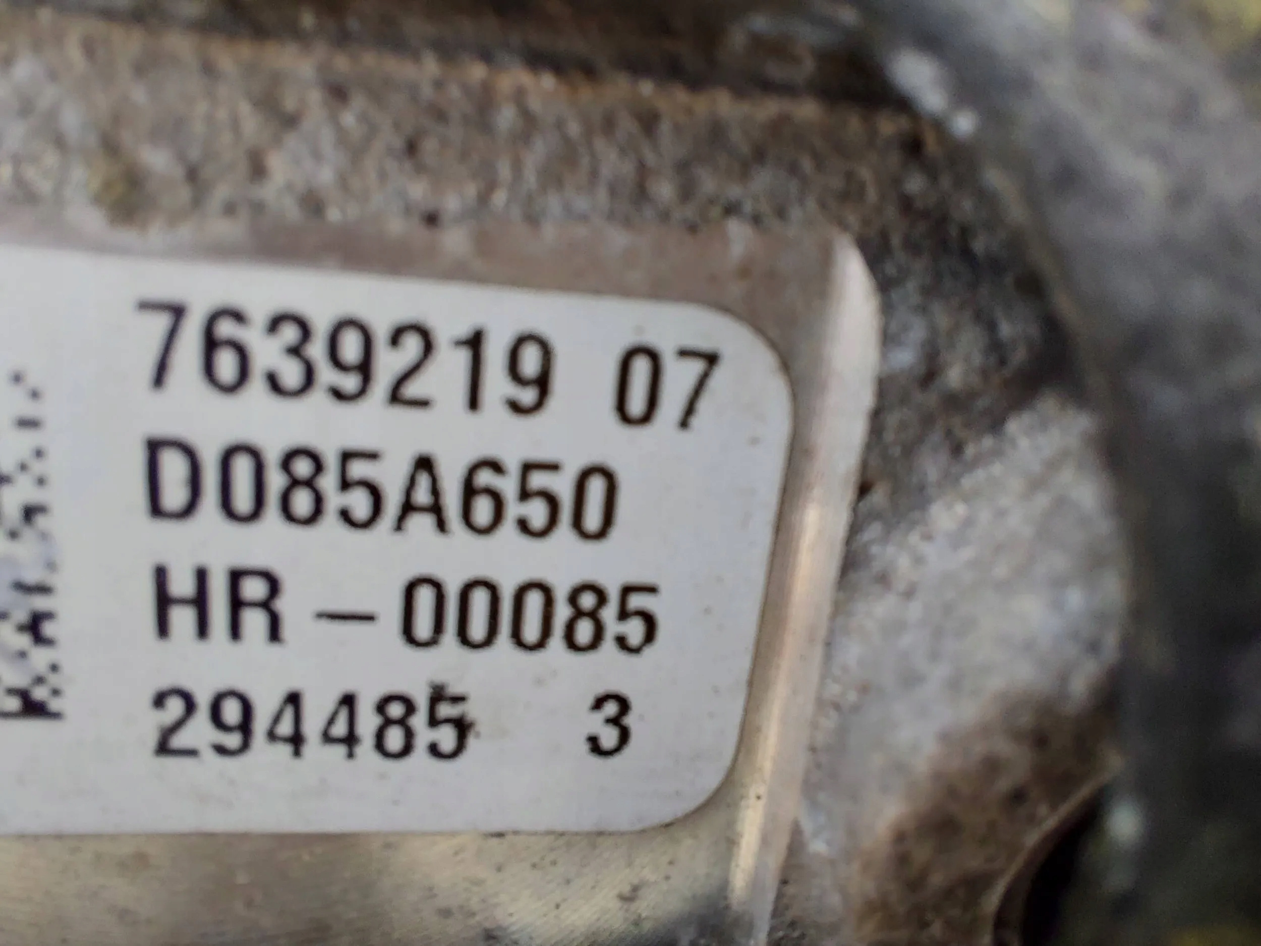 engine differential 7639219 Mini Countryman F60