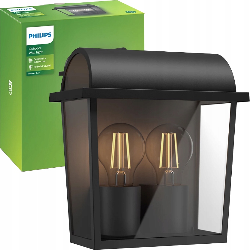 Zahradní Led lampa Fasádní svítidlo E27 Harvest IP44 Lucerna Philips