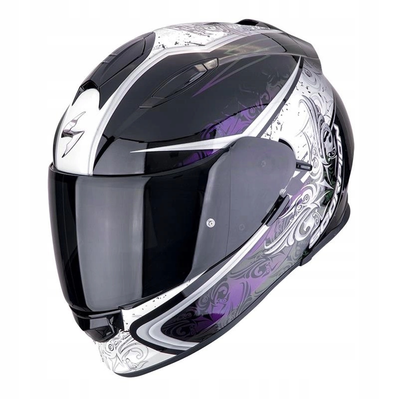 Prilba Scorpion EXO-491 Run Black/chameleon čierna biela fialová Darčeky