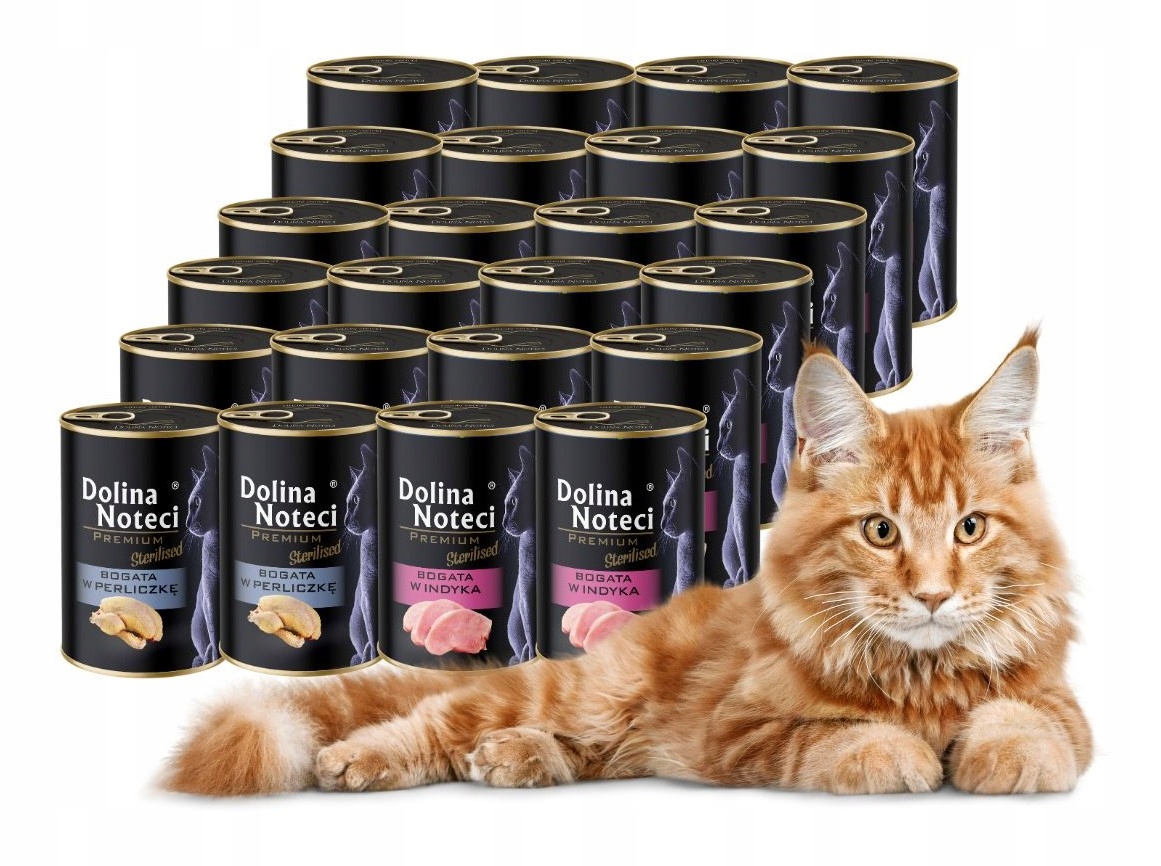 Levně Dolina Noteci Premium Sterilizované Mokré krmivo pro kočky mix chutí 24x400g