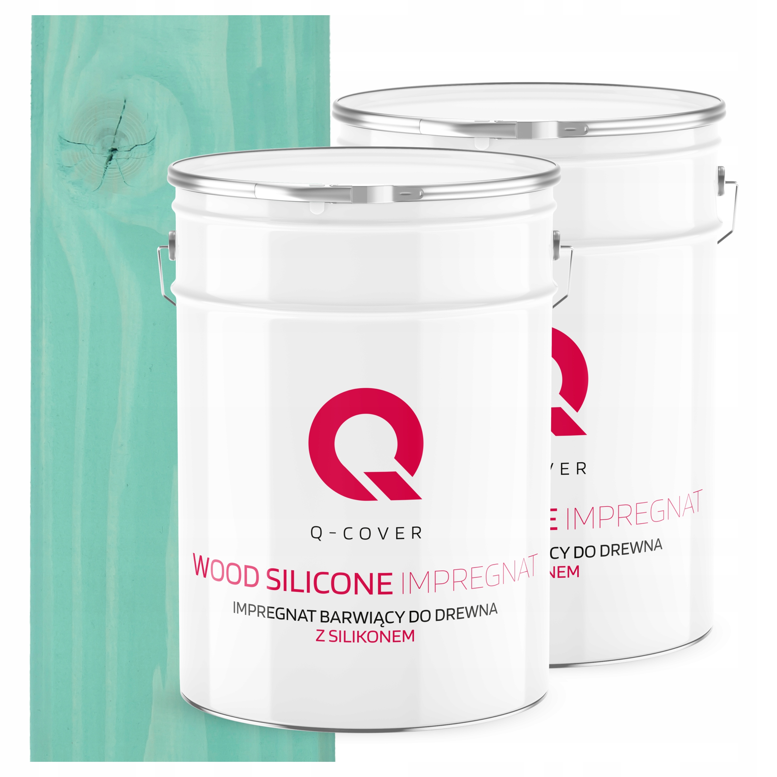 Impregnácia Na Drevo Extra Farba S Ochranným Silikónom Farby Uv Tyrkysová 10 L