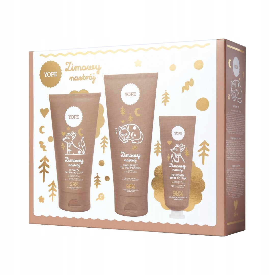 Sada Zimní nálada Yope 1 balení (150 ml, 200 ml, 50 ml)