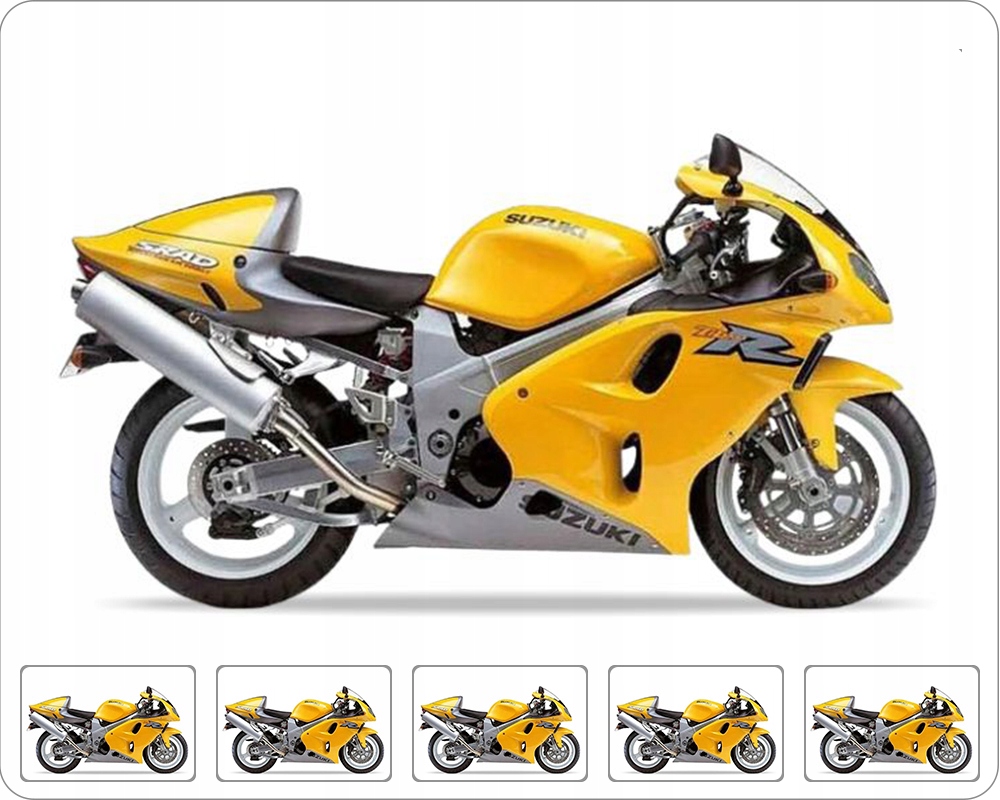 Samolepky Na Motocykl Juula Pro Suzuki Tl 1000 Vel. 1999 Žluté 163