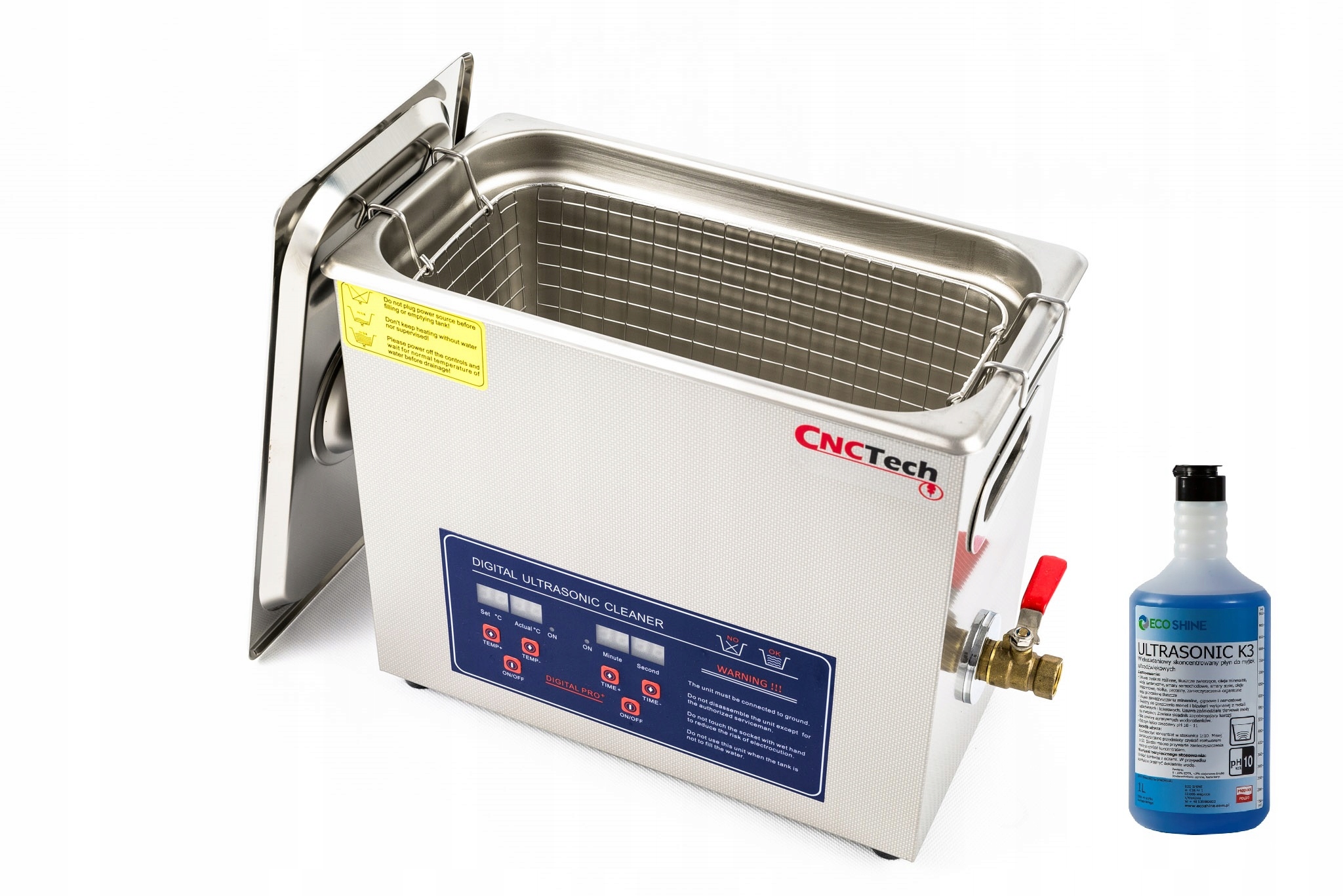 MYJKA ULTRADZWIEKOWA WANNA 6L 500W KOSZ Plyn