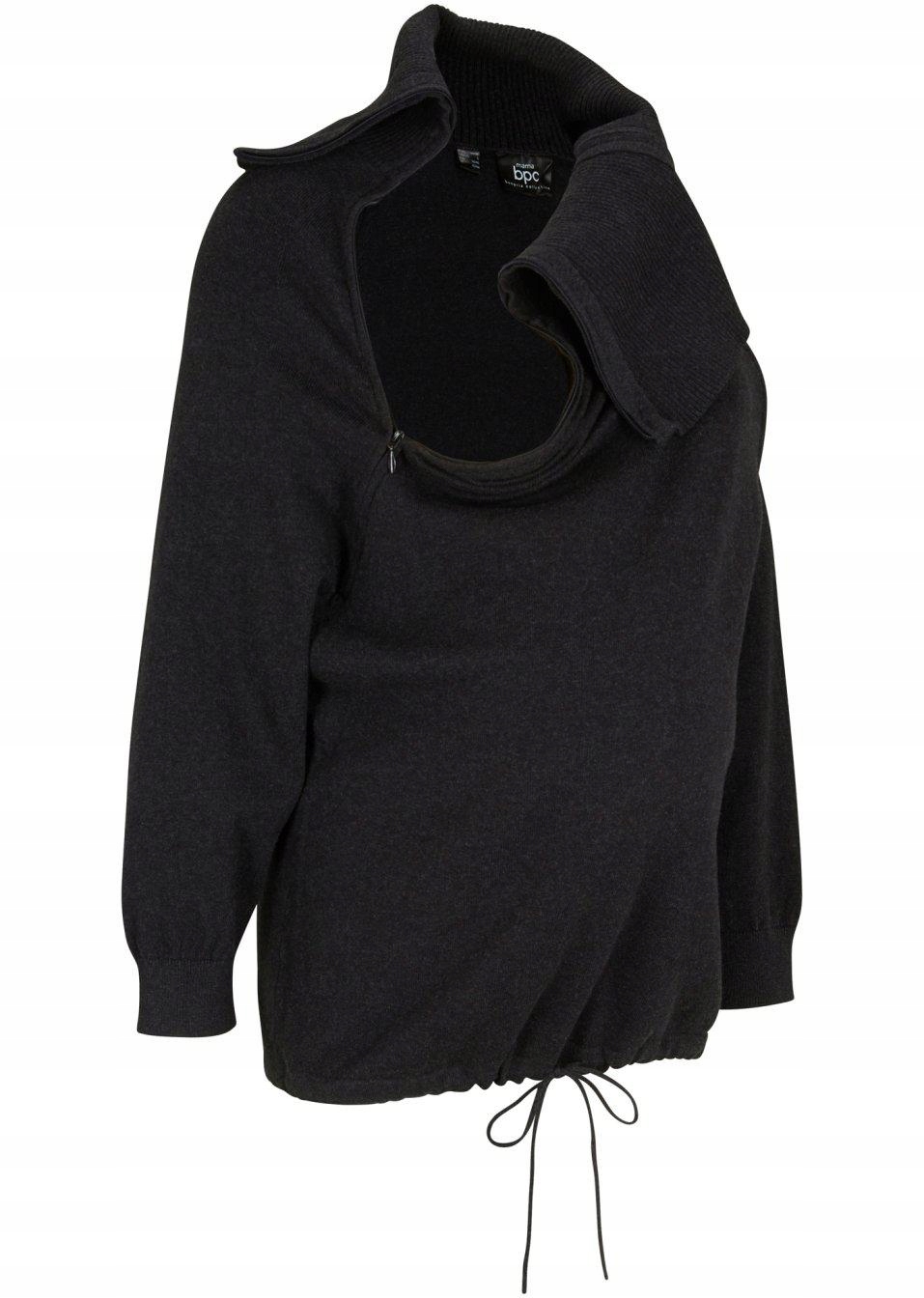 42 B.p.c cza _IY CIEMNOSZARY SWETER CIĄŻOWY Marka inna