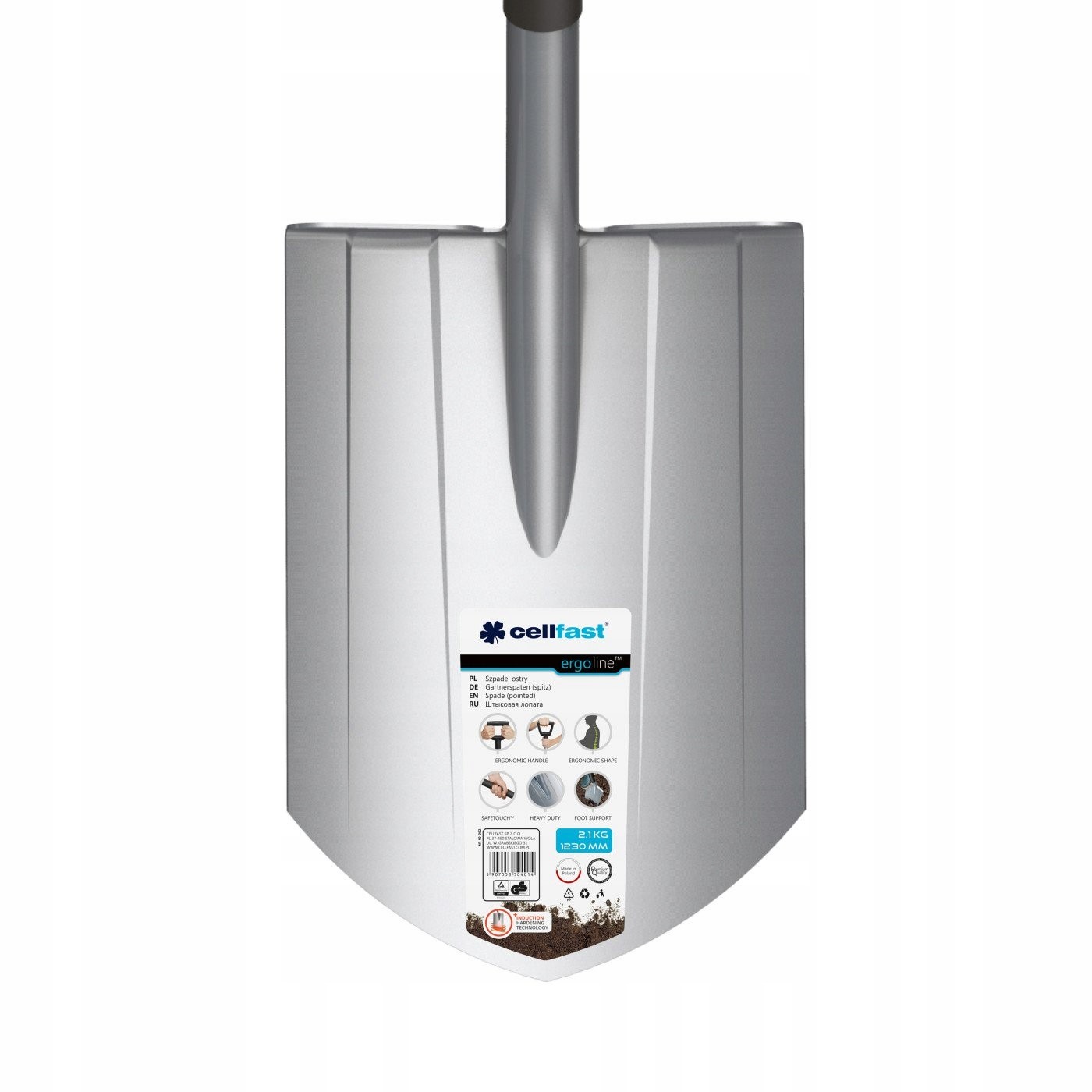 Szpadel ostry CELLFAST ENERGO 123cm 40-002 Kod producenta 40-002