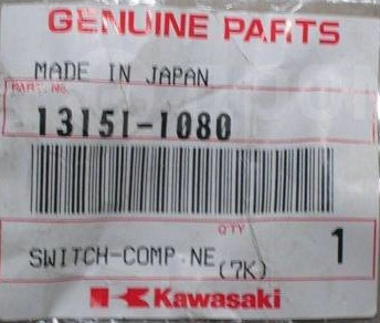 Czujnik Neutrala Luzu Kawasaki EN500 1999-2009 Numer katalogowy części 13151-1080