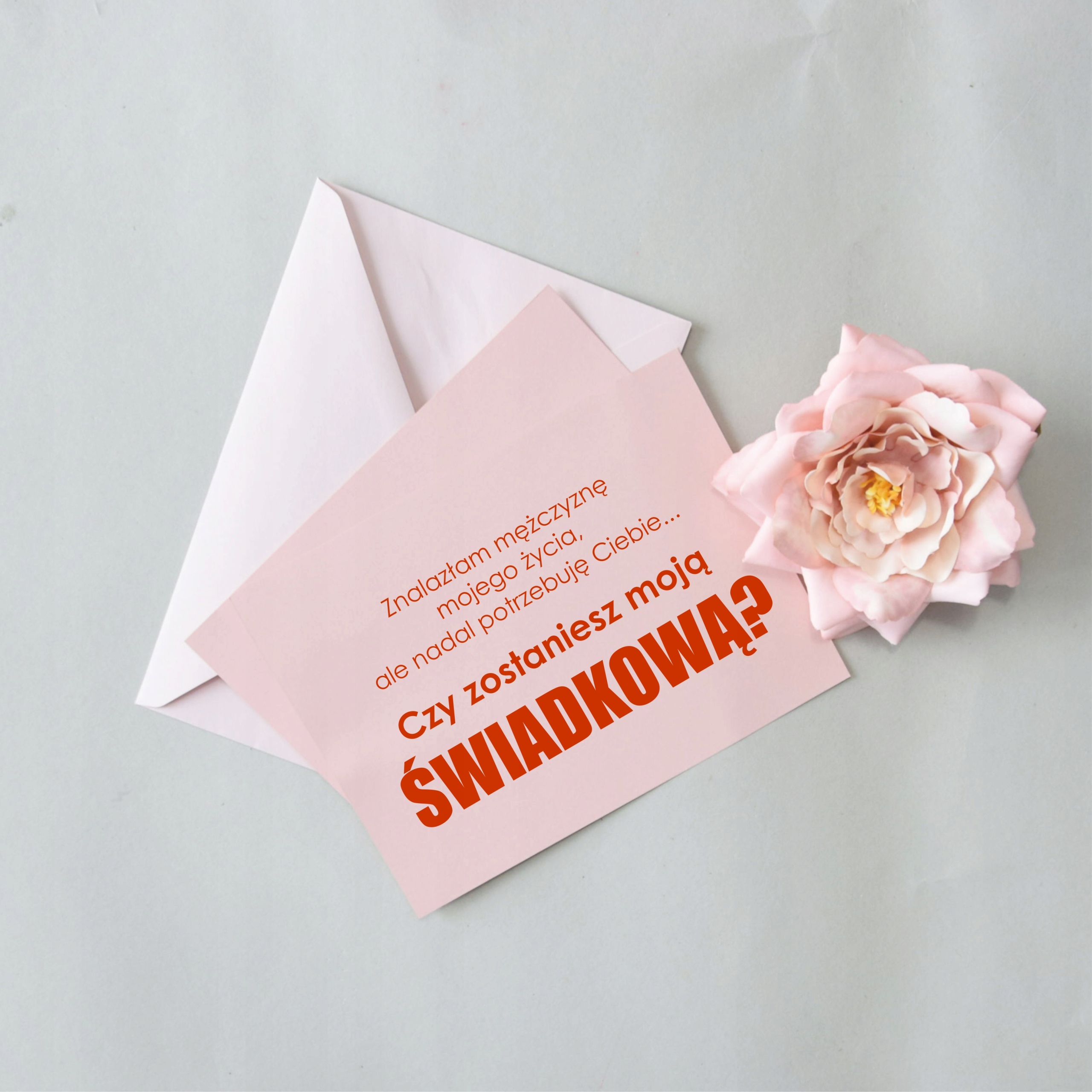 Giftbox Zaproszenie prośba dla Świadkowej ŚLUB c3 Płeć uniseks