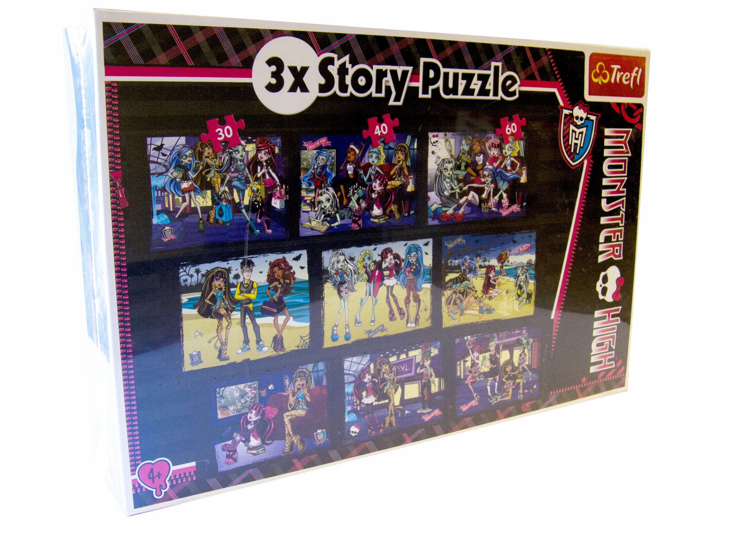 

Puzzle Monster High 3X Story 130 el. Trefl 90308