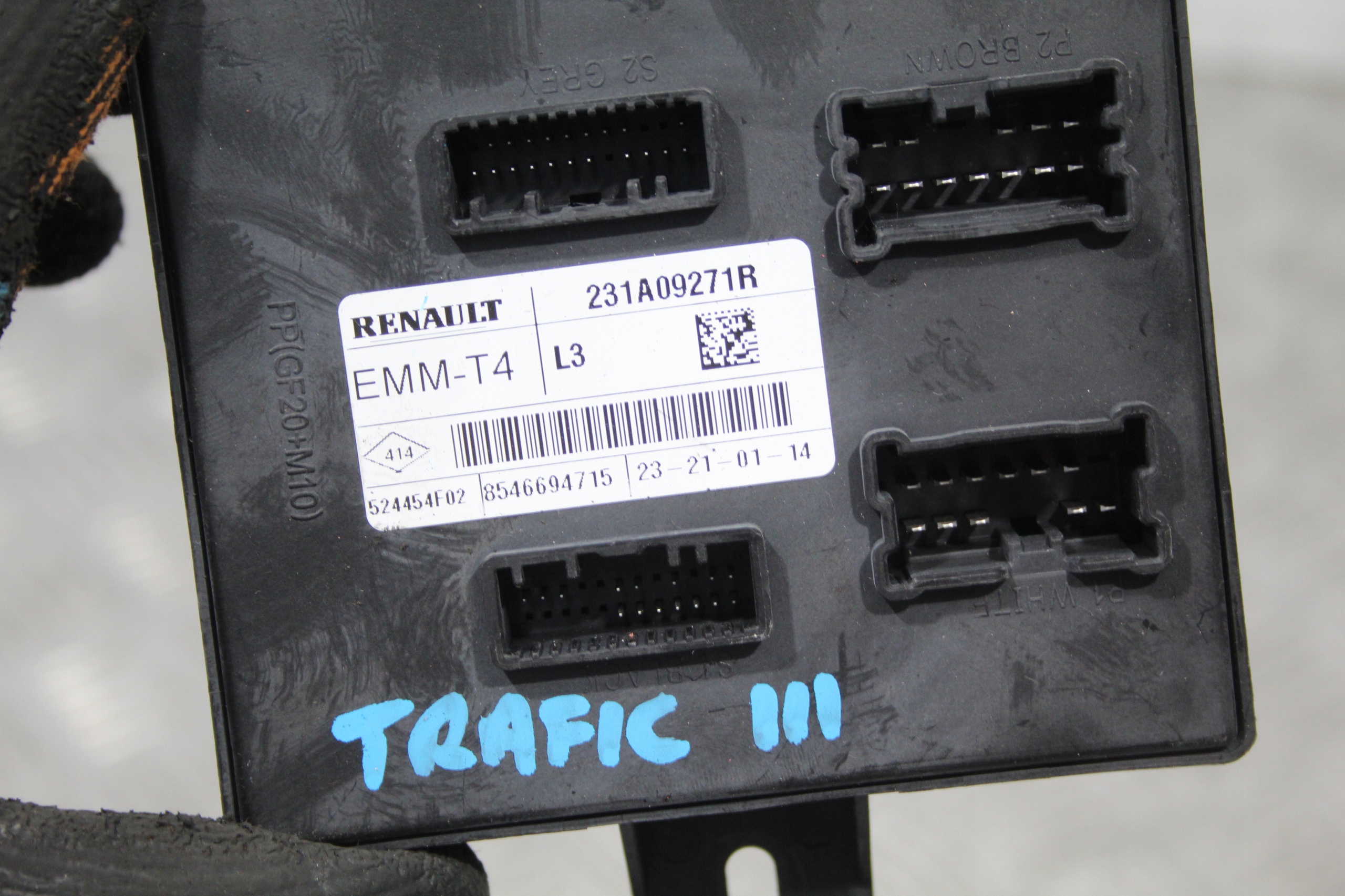 MODULO CENTRALINA EMM TRAFIC III 3 231A09271R