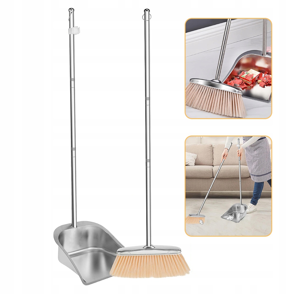 Smeták A Lopatka S Přívěskem, Domácí Sada S Ocelovými Tyčemi