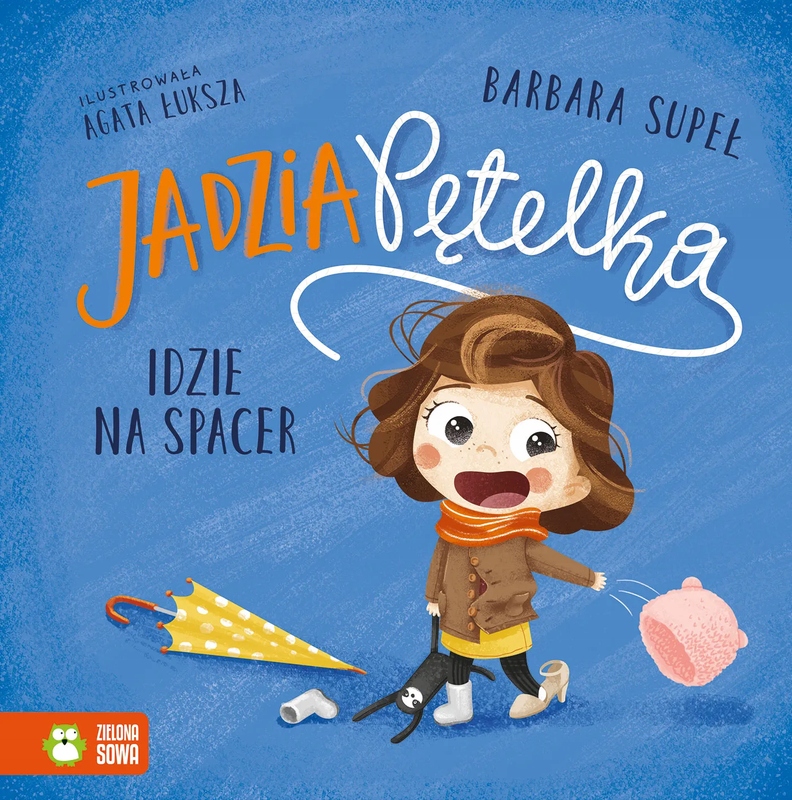 Jadzia Pętelka idzie na spacer Barbara Supeł twarda Zielona Sowa