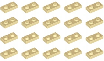 

Lego Płytka 1x2 Tan Beż 3023 Nowa 20szt