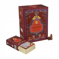

Kadzidła płynące stożkowe, cynamon, Golden India