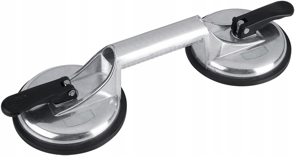 PRZYSSAWKA UCHWYT DO SZYB SZKŁA GLAZURY PŁYTEK GRESU 2x120mm Aluminium PRO
