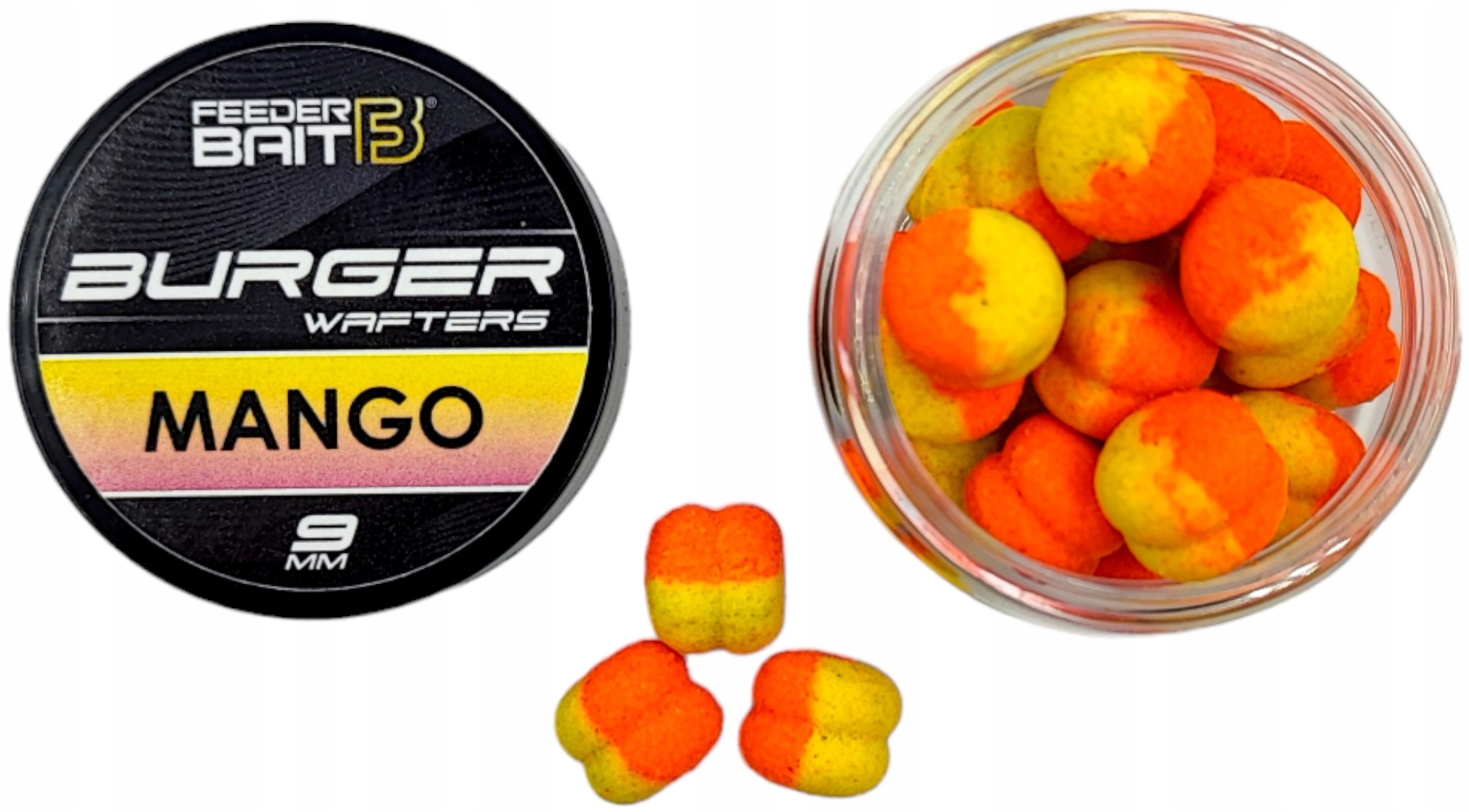 Feeder Bait Burger Mango wafters 9mm method feeder killer