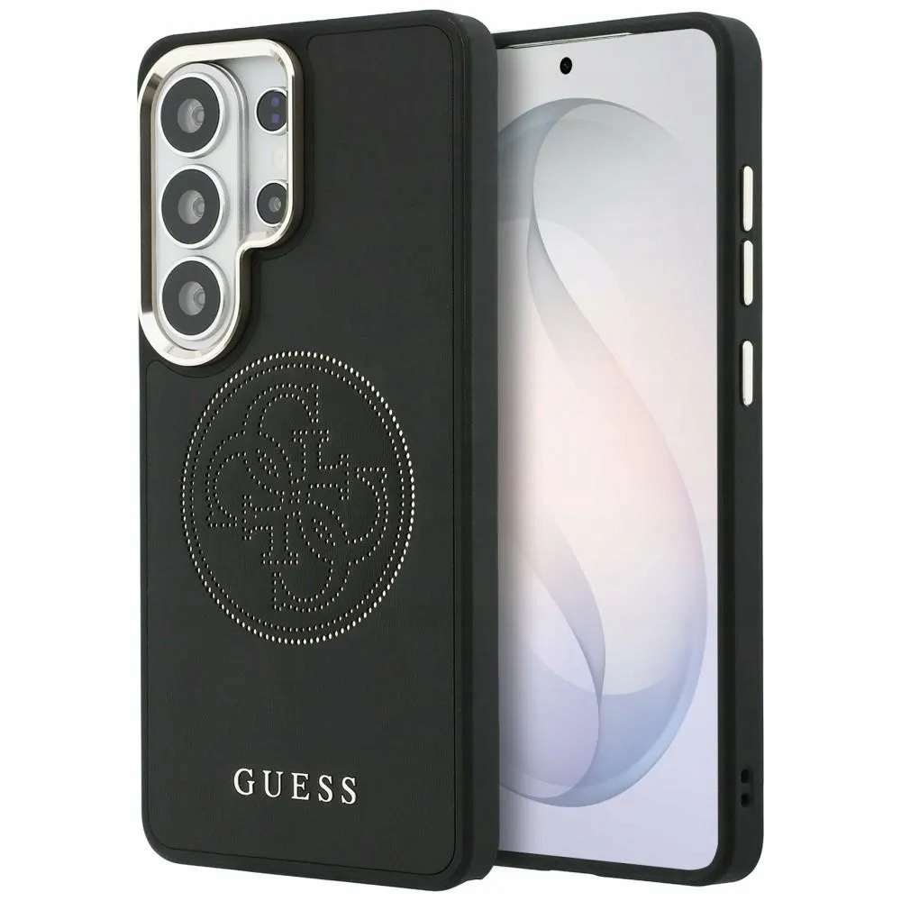 Pouzdro Guess pro Galaxy S26 Ultra Perforated Logo MagSafe černé