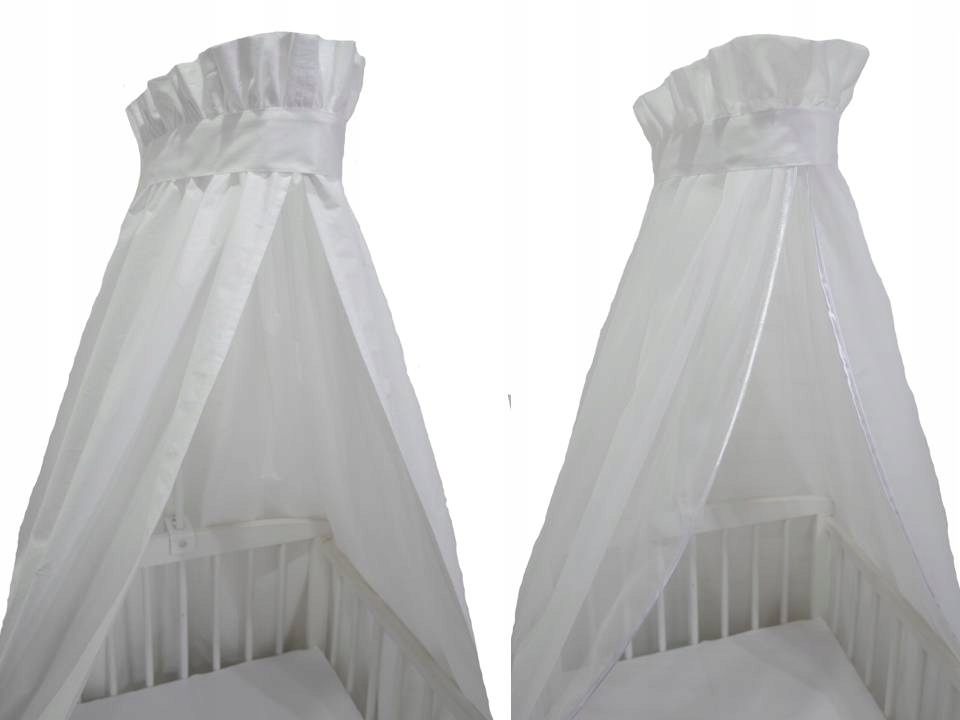 baldachim do łóżeczka woal/bawełna PRODUCENT