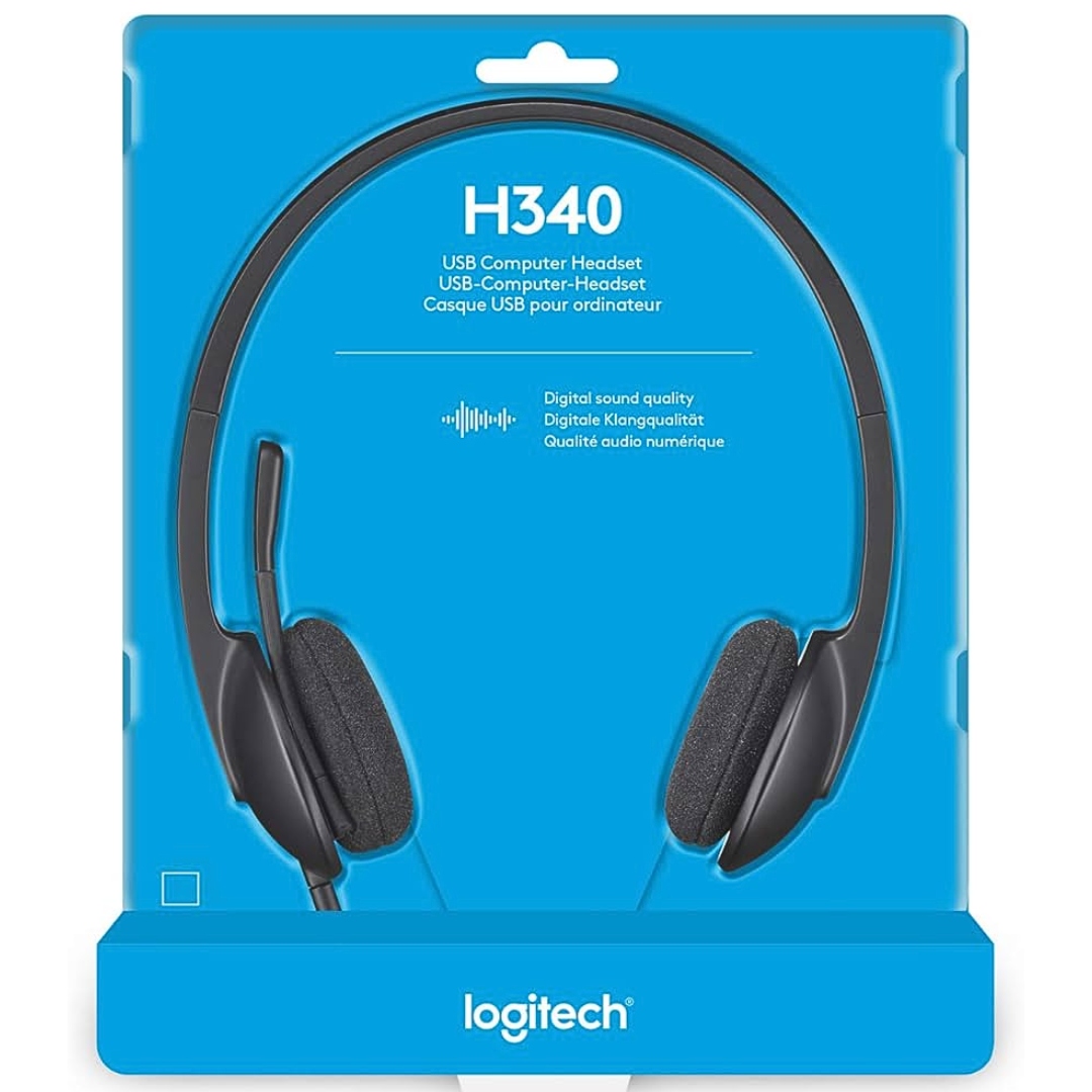 Słuchawki nauszne Logitech H340