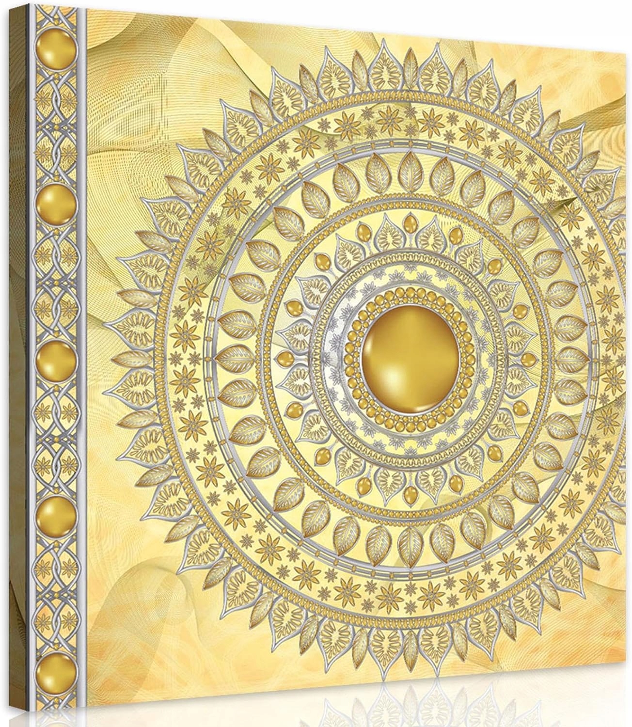 Obraz 80x80 Zlatá Mandala Harmonie a elegance pro váš domov