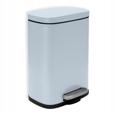 Levně Odpadkový koš Spirella Akira s pedálem 5 l matně ledově modrý
