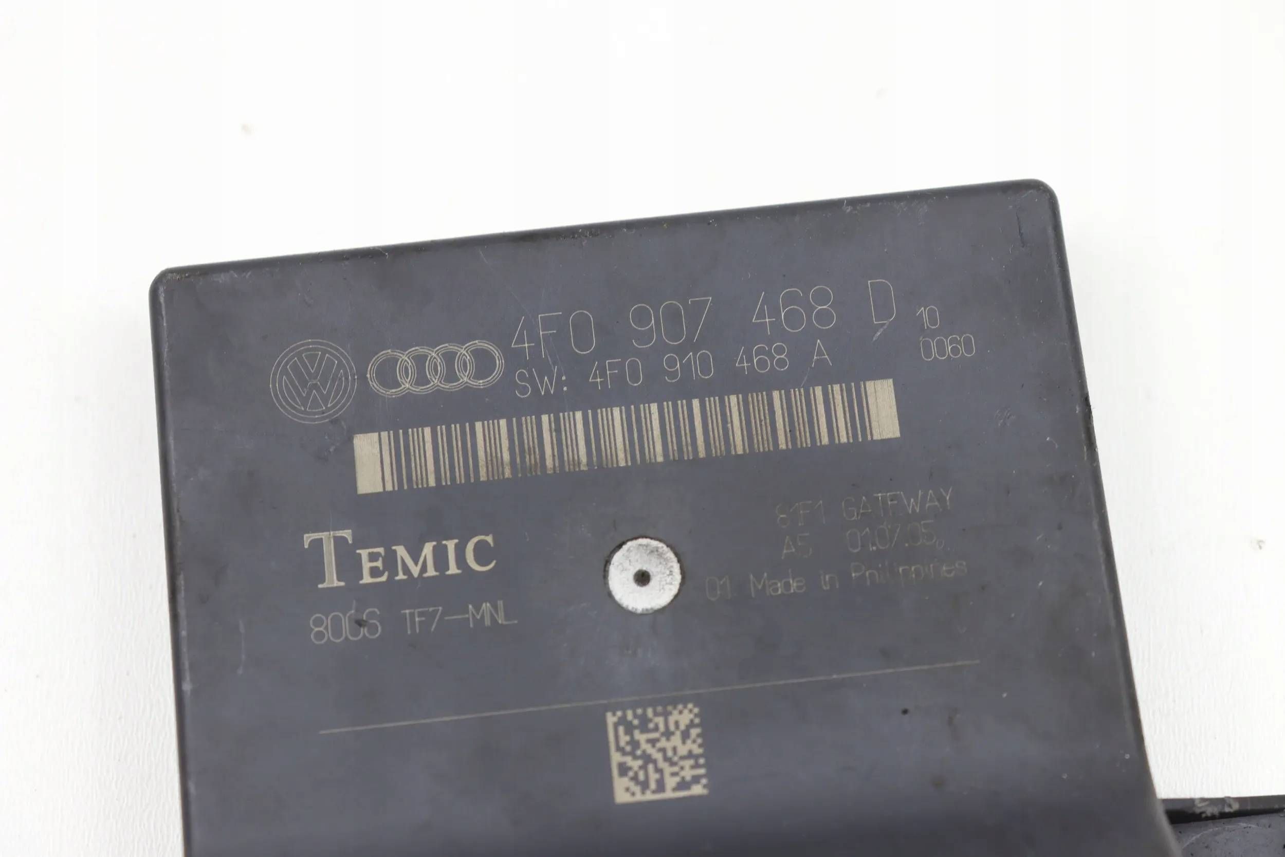 AUDI A6 C6 modul Bedienteil GATEWAY 4F0907468D