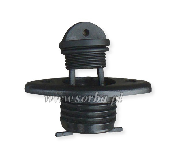 RAKSA KOREK SPUSTOWY CZARNY OWALNY Marka Lalzias