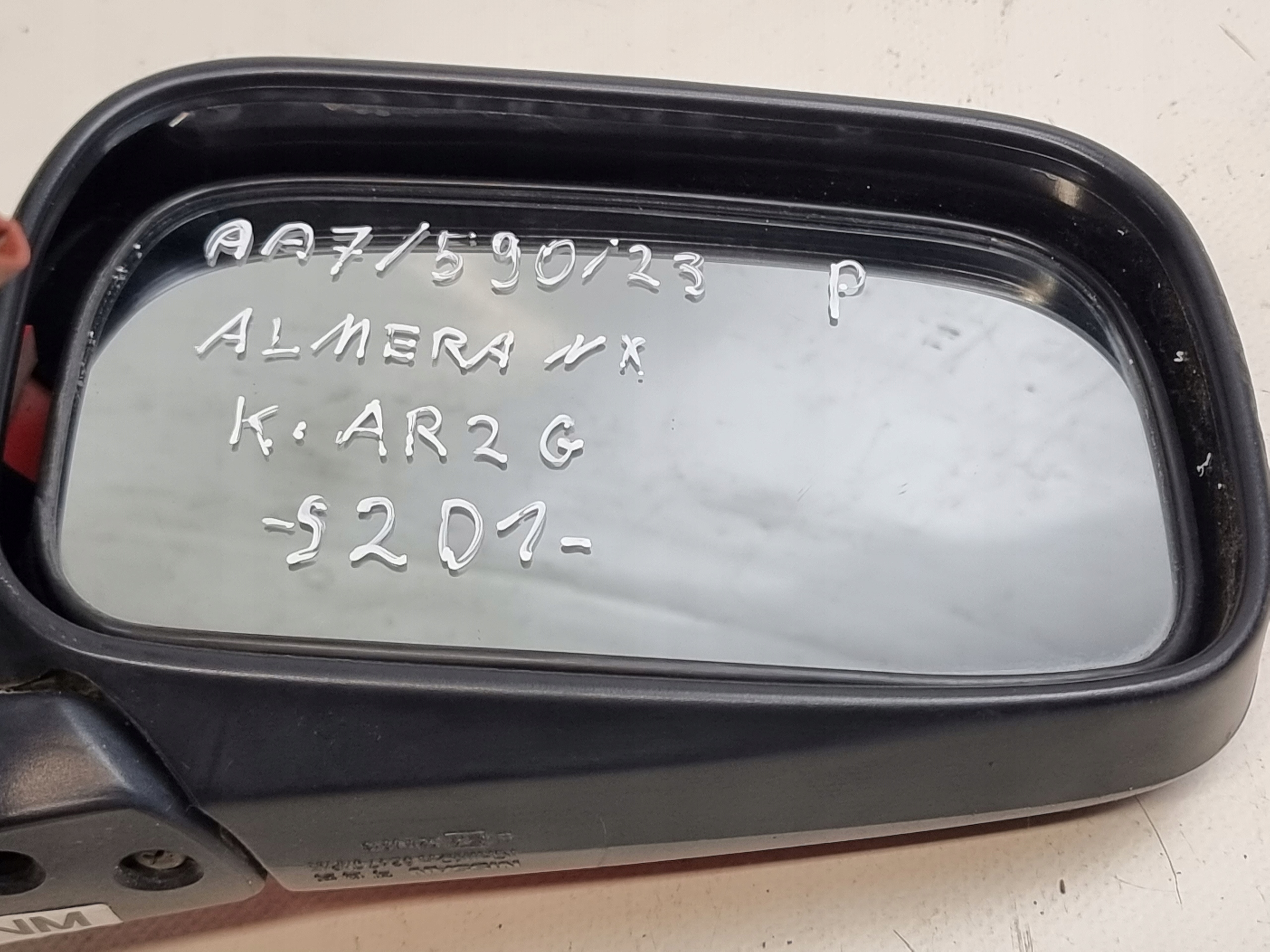 mirror right electrics 3PIN K: AR2G NISSAN ALMERA N15