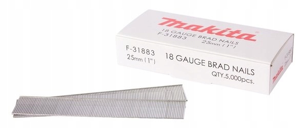 

Gwoździe szpilki Makita 25mm AF506 F-31883 5000szt