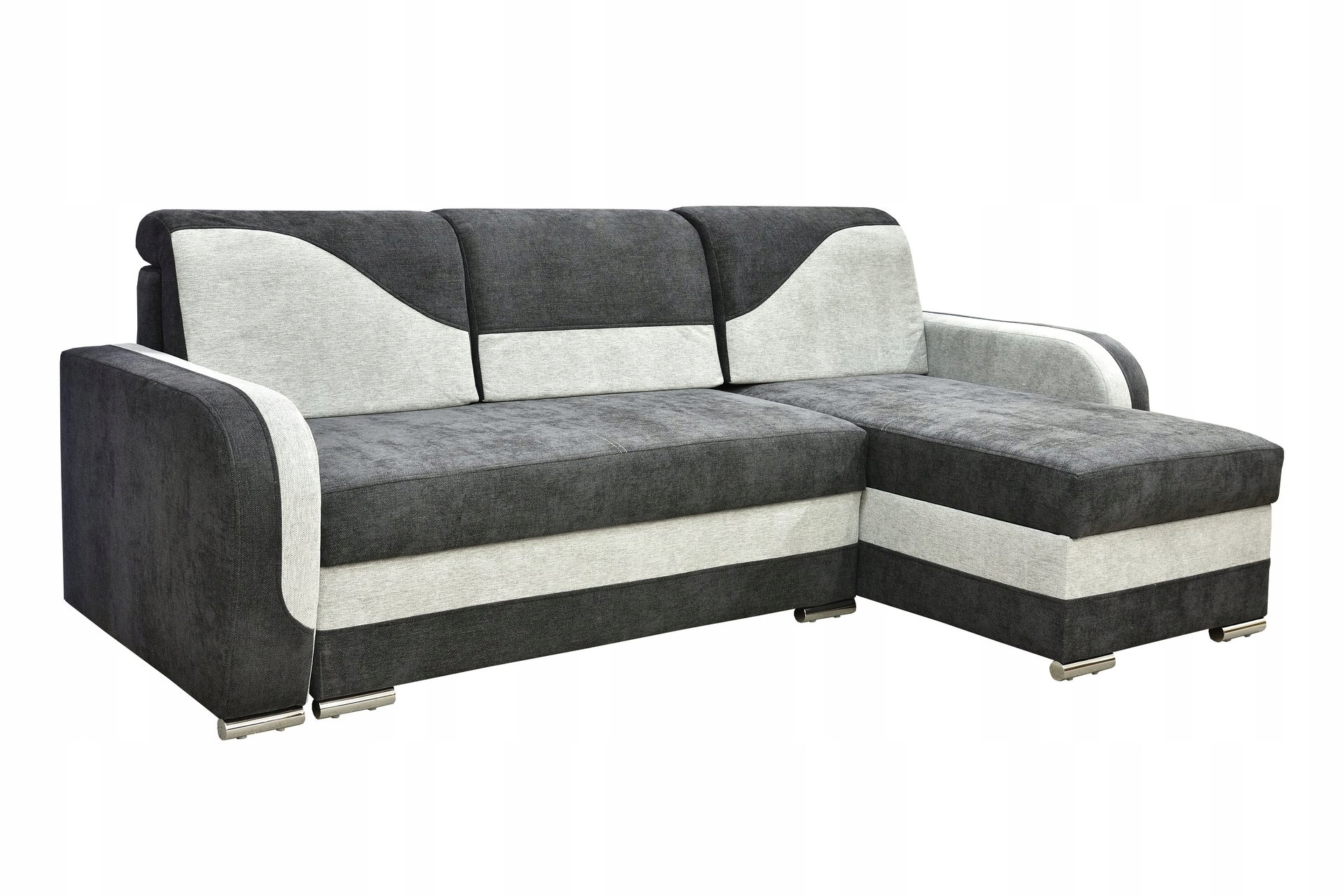 NAROŻNIK ROZKŁADANY Z FUKCJĄ SPANIA NIKA DO SALONU