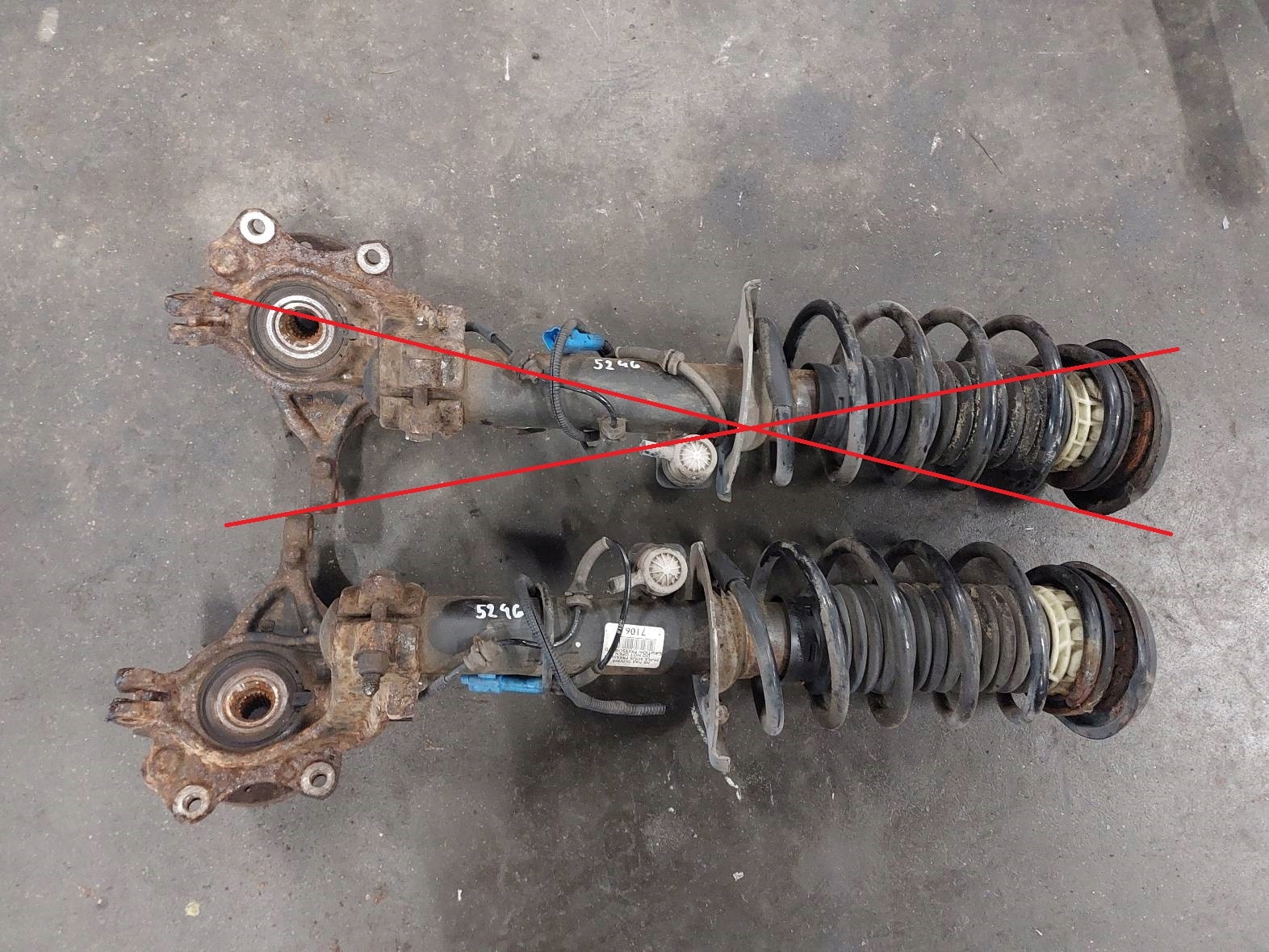 shock absorber spring swing left front PEUGEOT 207 and LIFT 1.4 8V