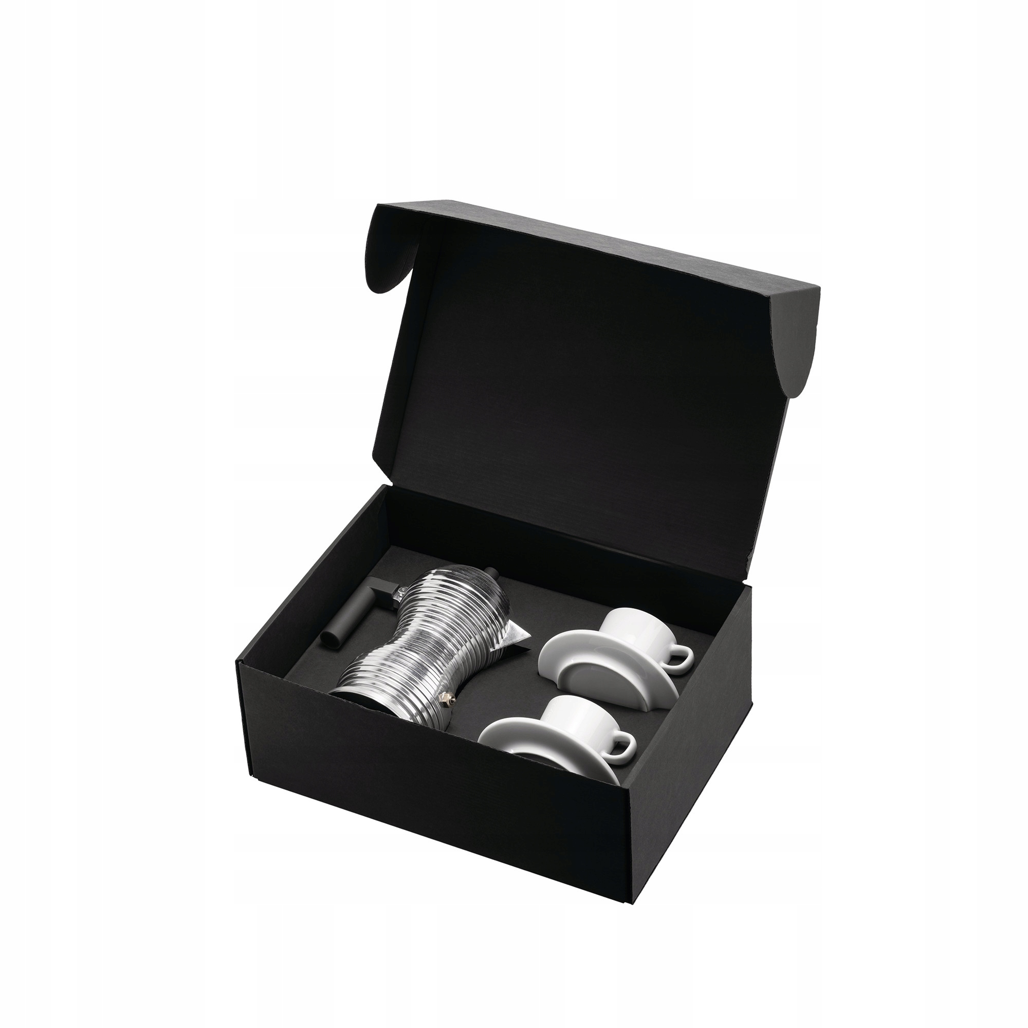 Alessi Dárková Sada pro milovníky kávy Kávovar Pulcina 2 šálky