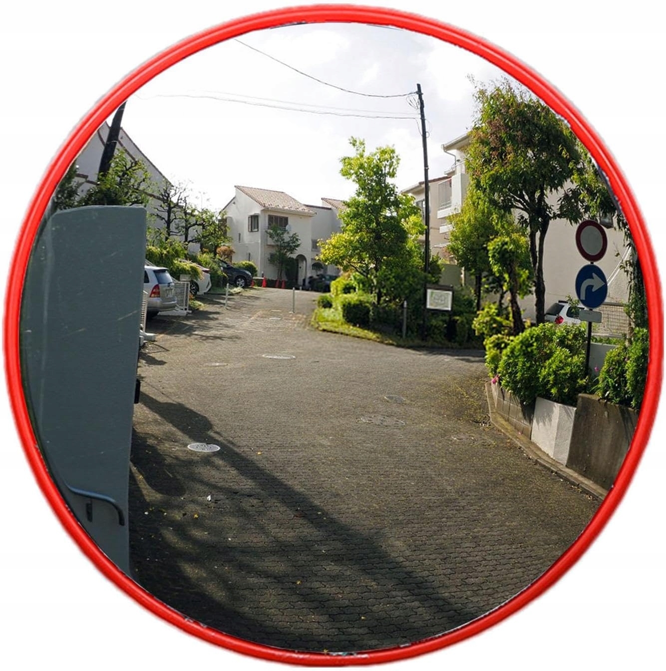 Zrcadlo Širokoúhlé Bezpečnostní Zrcadlo Proti Kolizím Průměr 45 cm