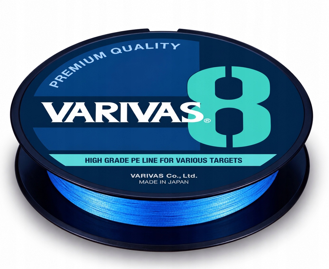 Plecionka Varivas 8 150m 0.8 Pe 16LB (7.24kg) water blue