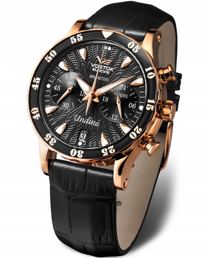 Nové originální dámské hodinky Vostok Europe VK64-515B568 Undine Chrono